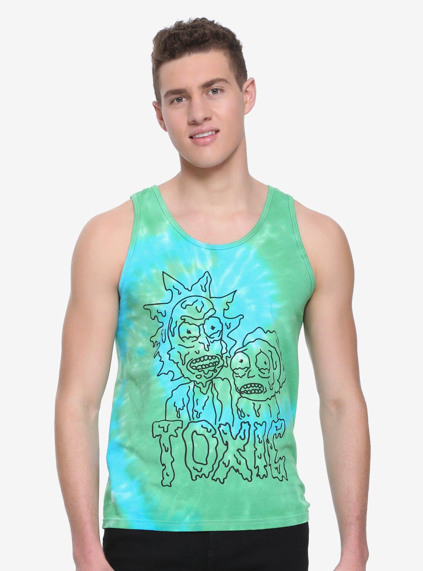Rick And Morty Toxic Tie Dye Tank Top, TIE DYE, hi-res