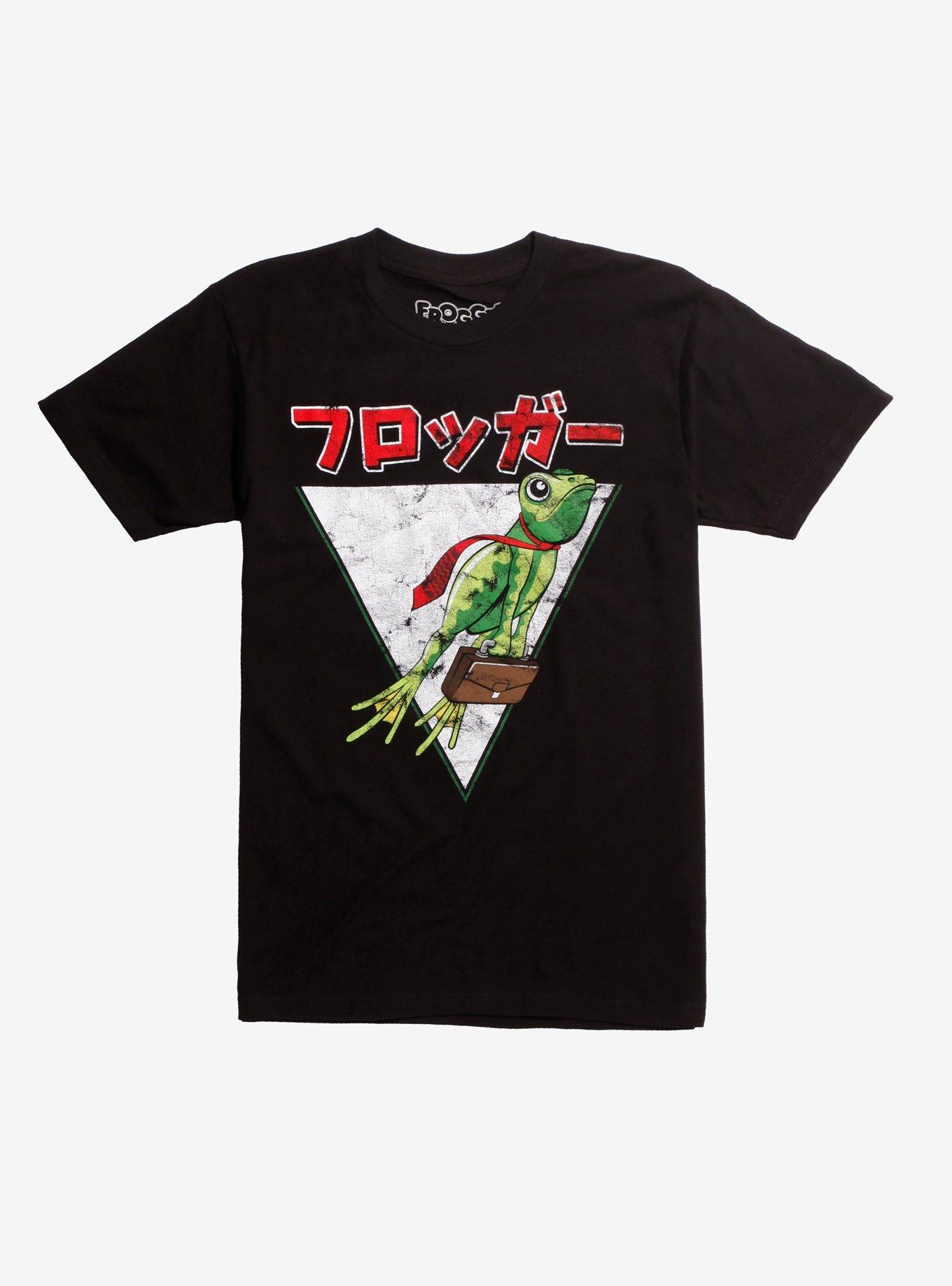 Frogger Retro Game T-Shirt, BLACK, hi-res