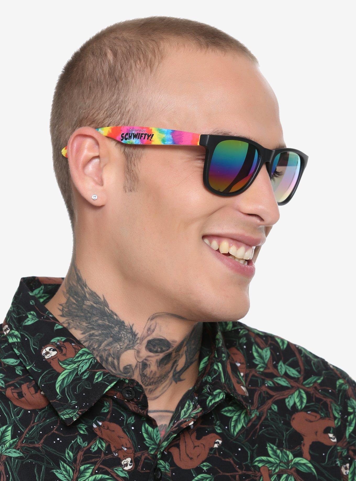 Rick And Morty Get Schwifty Retro Sunglasses, , hi-res