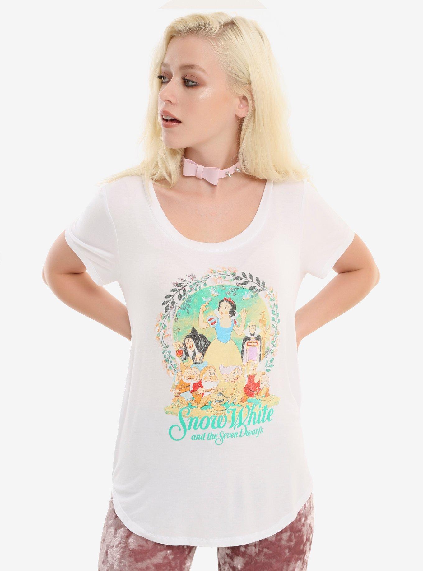 Disney Snow White And The Seven Dwarfs Hi-Low Girls T-Shirt, MULTI, hi-res