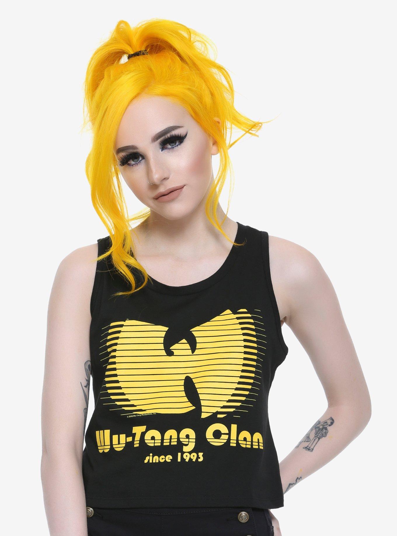 Wu-Tang Clan Since 1993 Girls Crop Tank Top, BLACK, hi-res