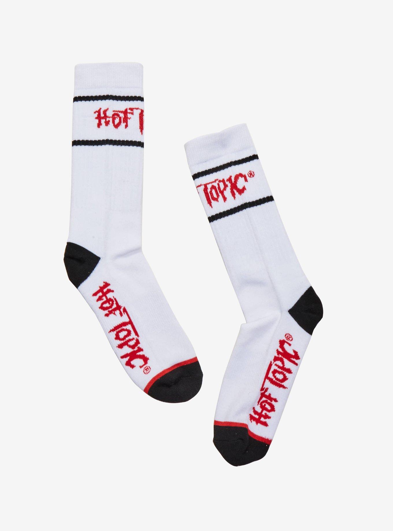 Hot Topic Crew Socks, , hi-res