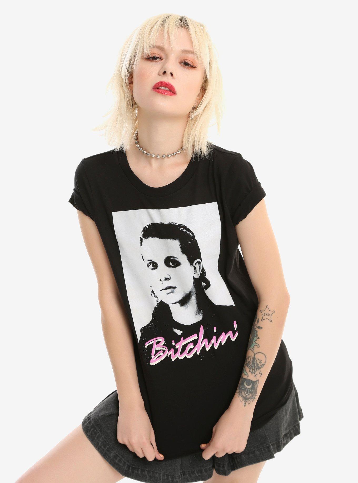 Stranger Things Eleven Bitchin Girls T Shirt