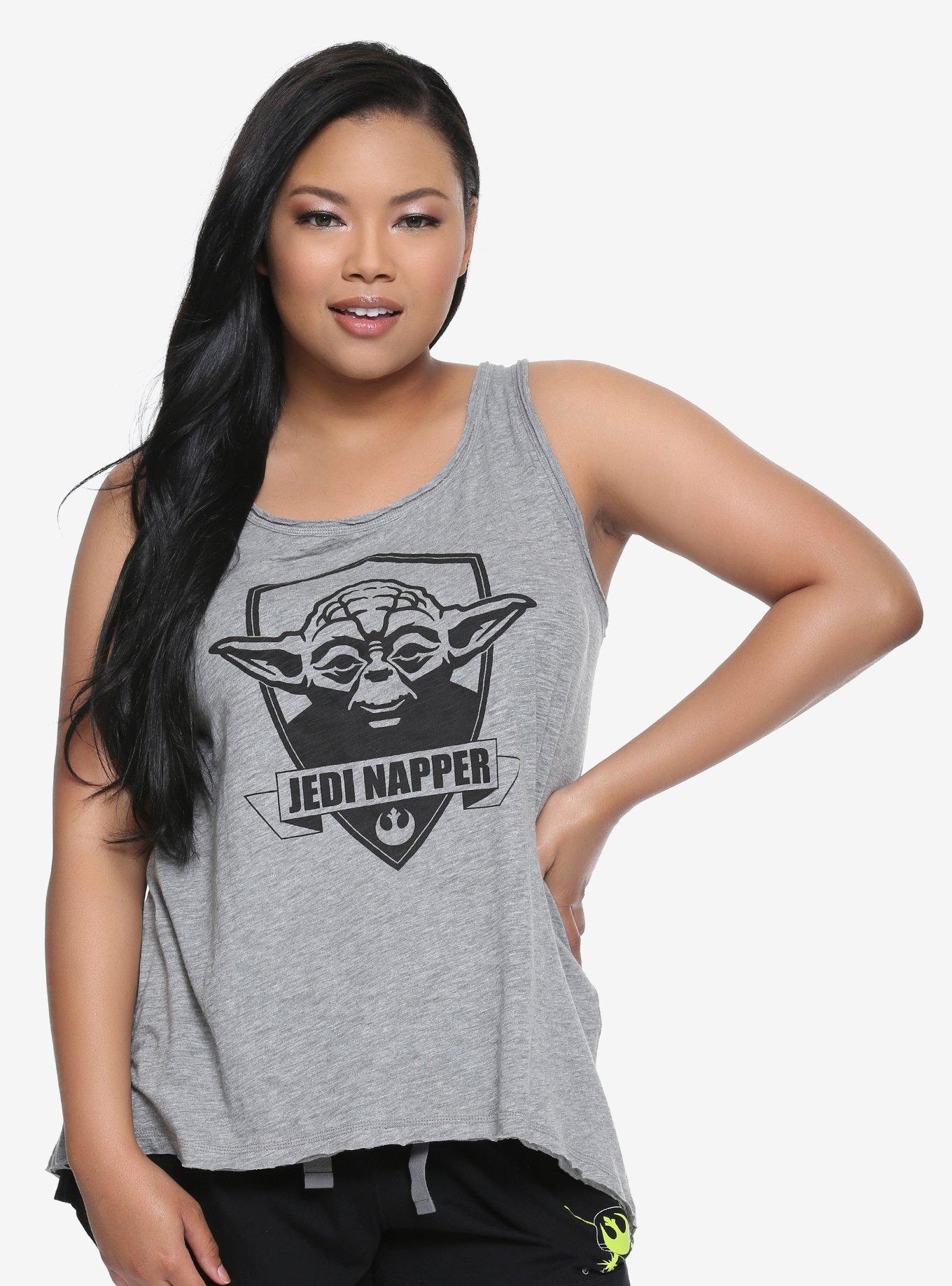 Star Wars Yoda Lounge Tank Plus Size, MULTI, hi-res
