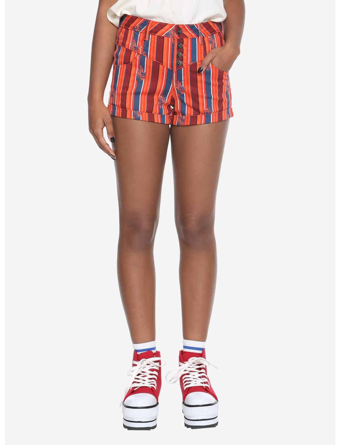 Her Universe Star Wars Solo Striped High-Waisted Shorts, MULTI, hi-res
