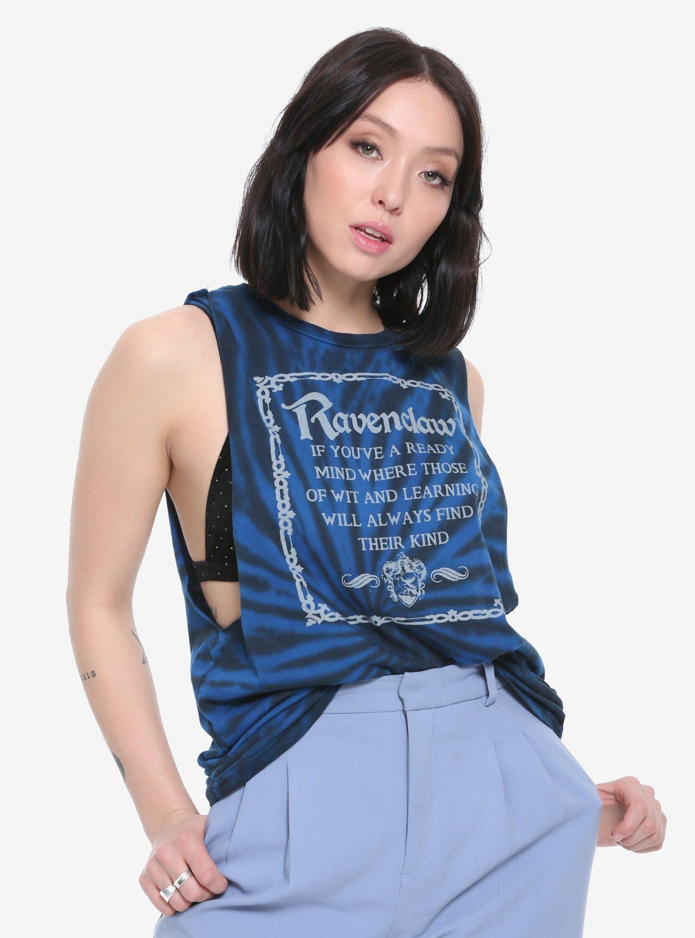 Harry Potter Ravenclaw Tie Dye Girls Muscle Top, TIE DYE, hi-res