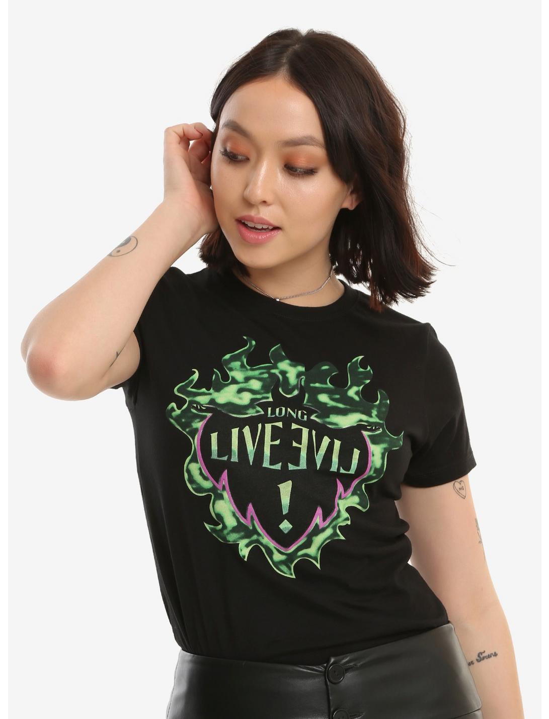 Disney Descendants 2 Long Live Evil Girls T-Shirt, BLACK, hi-res