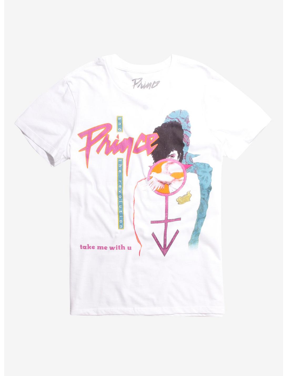 Prince Take Me With U T-Shirt, WHITE, hi-res