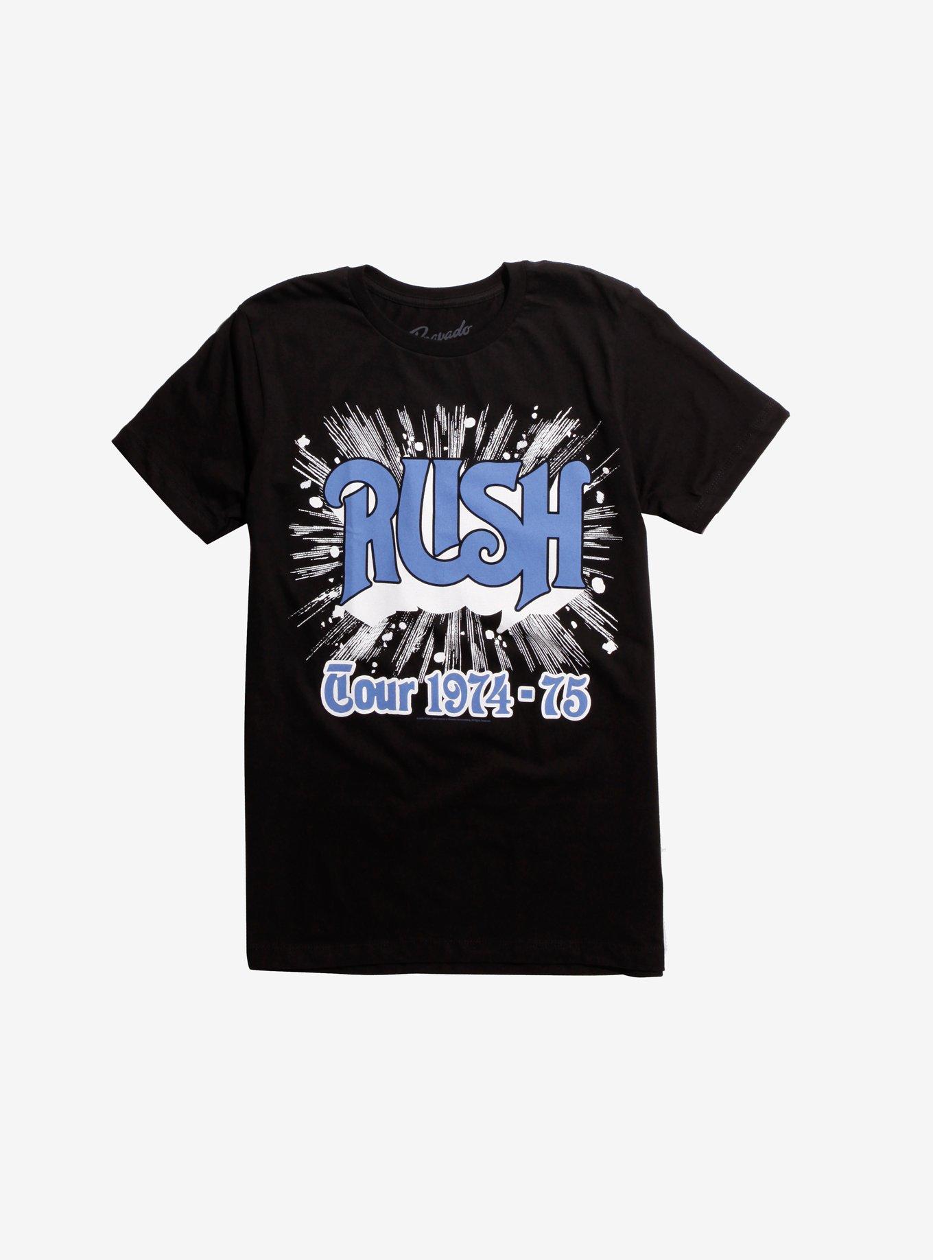 Rush Tour 1974-75 T-Shirt, BLACK, hi-res