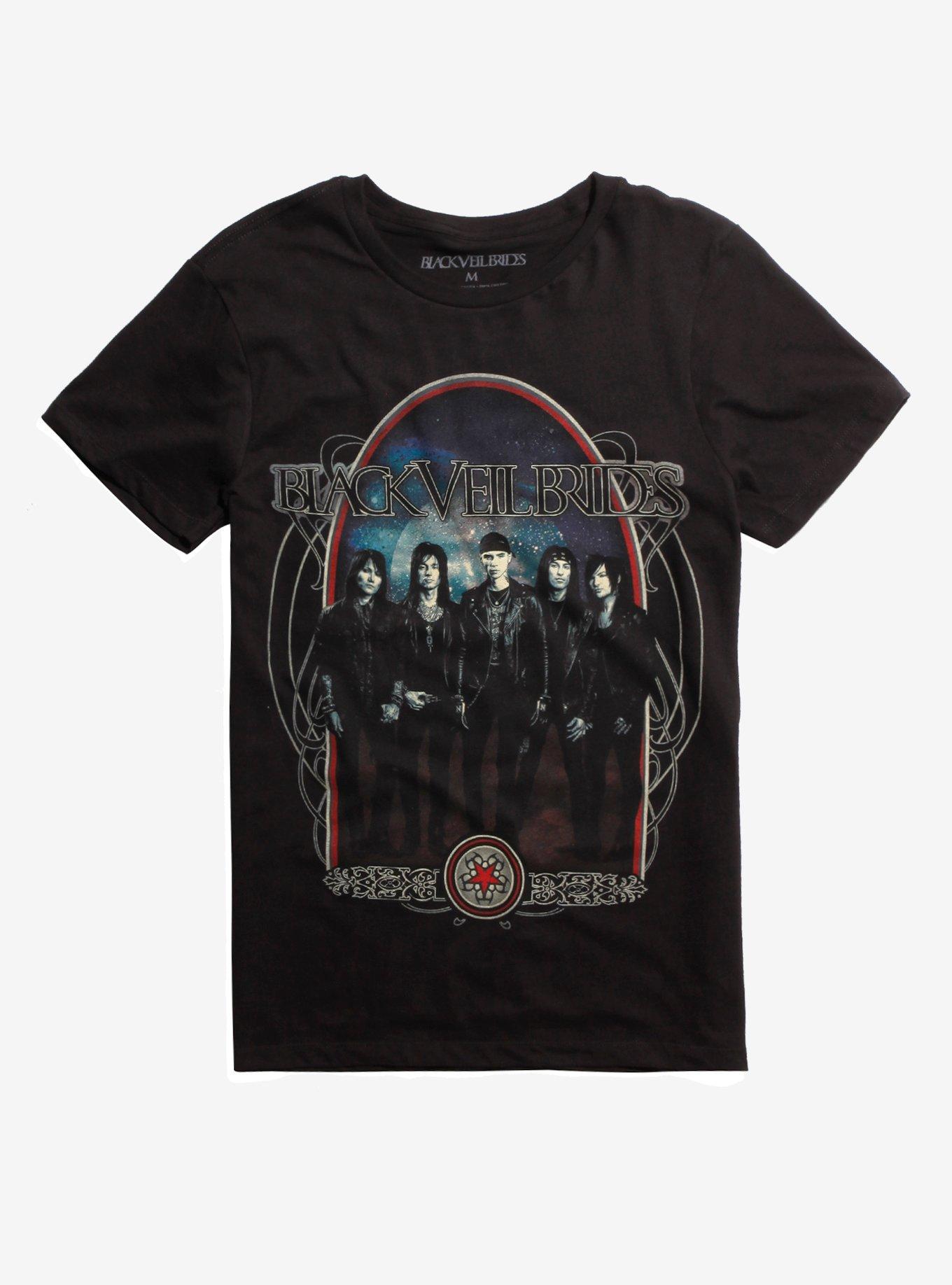 Black Veil Brides Leather Jackets T-Shirt, BLACK, hi-res