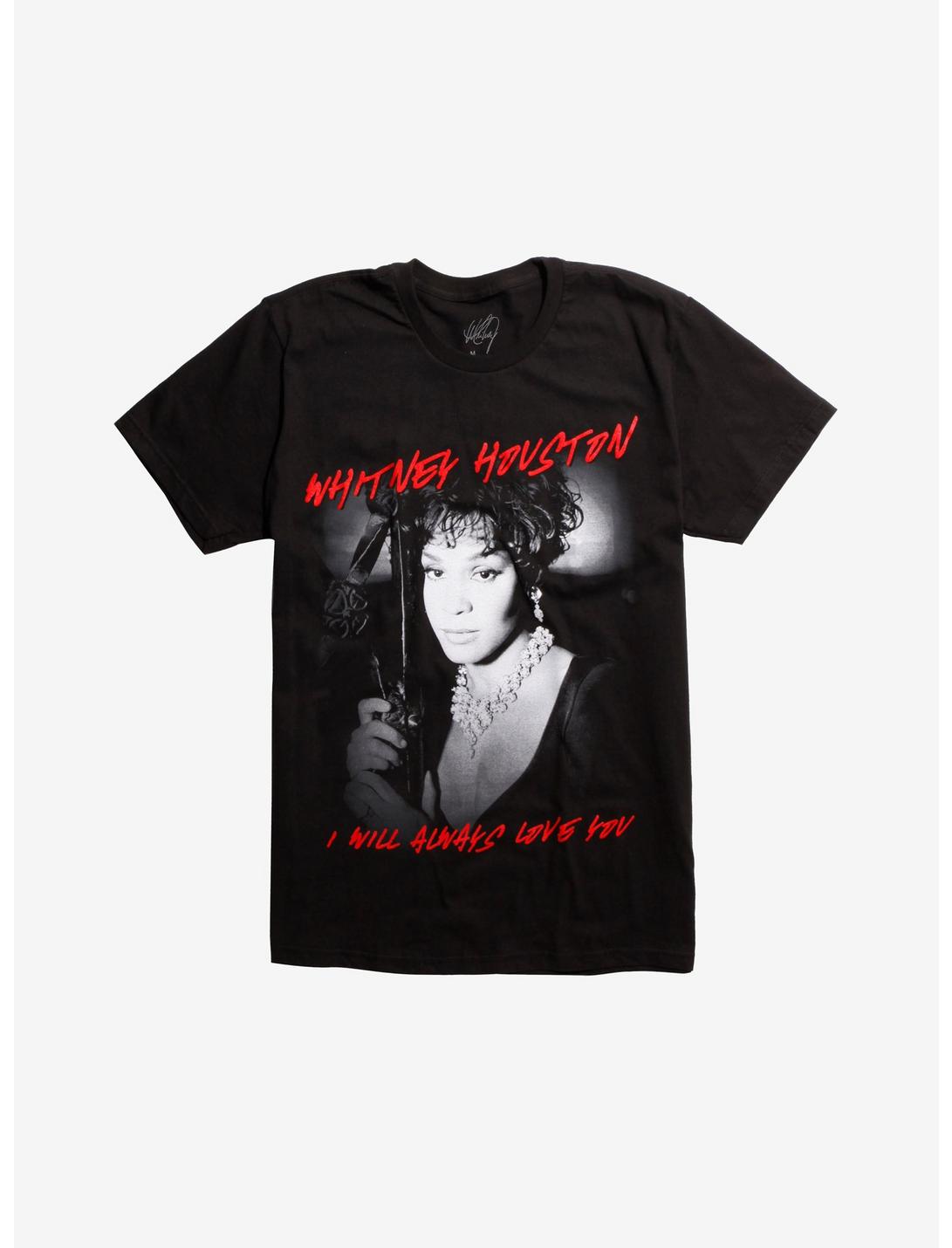 Whitney Houston I Will Always Love You T-Shirt, BLACK, hi-res