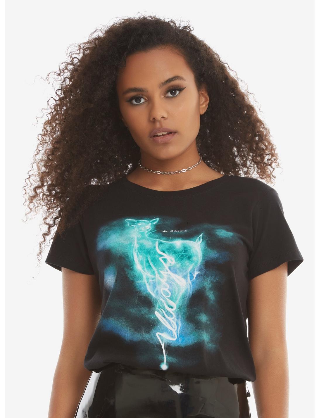 Harry Potter Doe Wand Girls T-Shirt, BLACK, hi-res