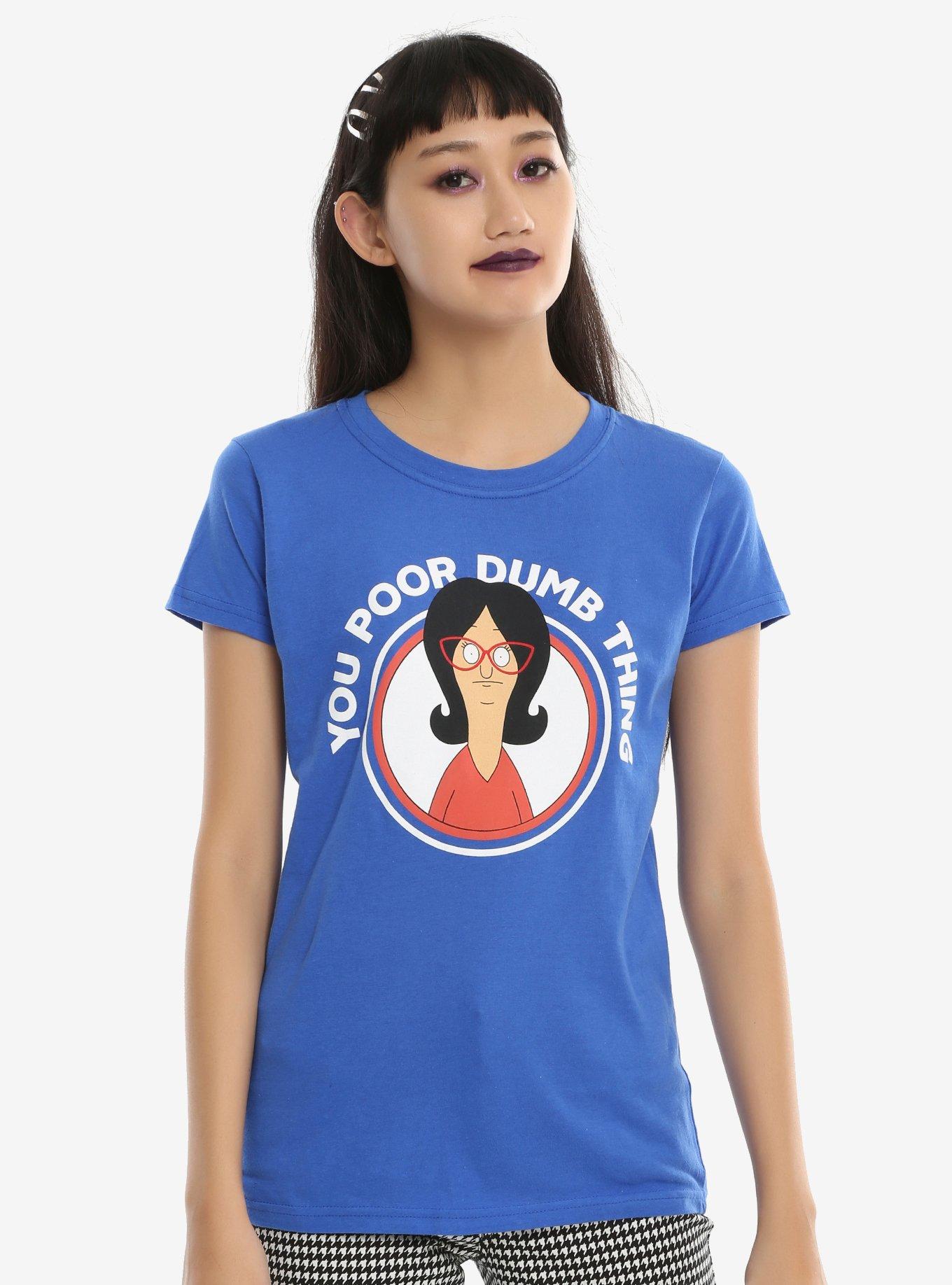 Bob's Burgers Linda Poor Dumb Thing Girls T-Shirt, ROYAL BLUE, hi-res