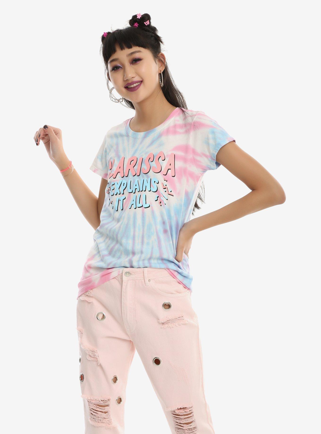 Clarissa Explains It All Logo Tie-Dye Girls T-Shirt, TIE DYE, hi-res