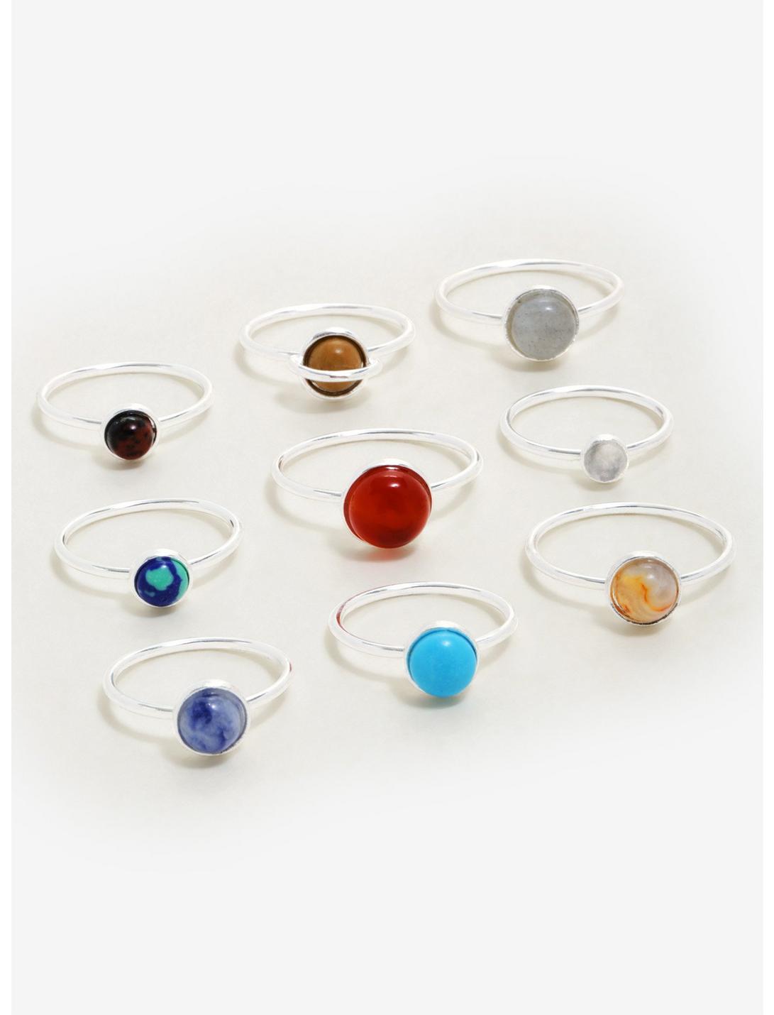 Solar System Ring Set - BoxLunch Exclusive, MULTI, hi-res