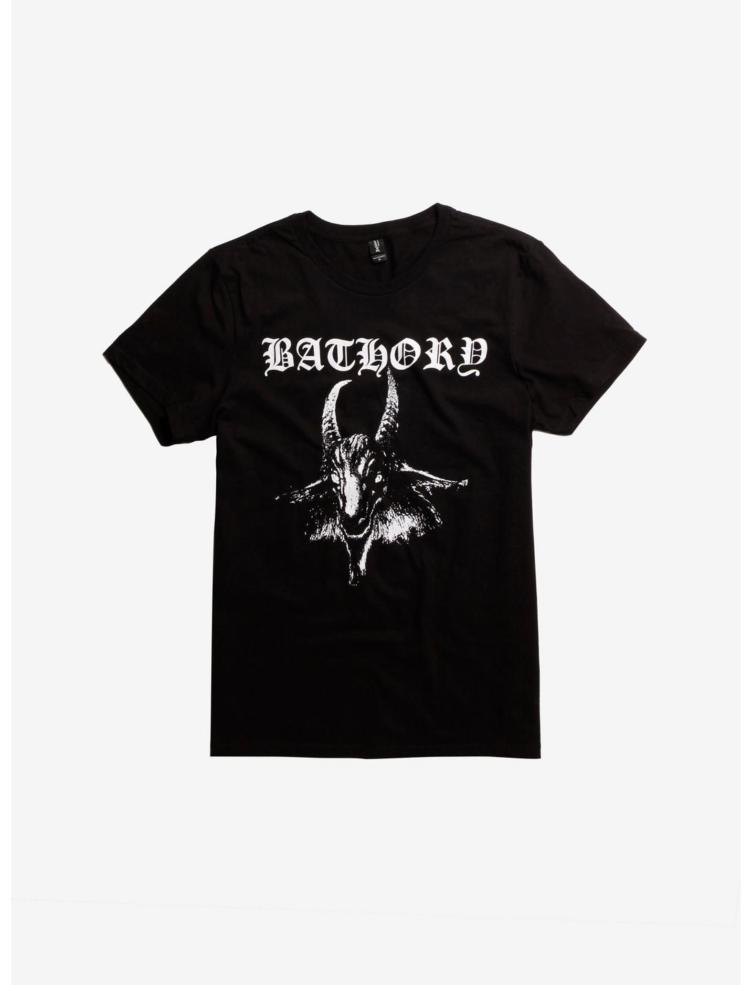 Bathory Goat Head T-Shirt, BLACK, hi-res