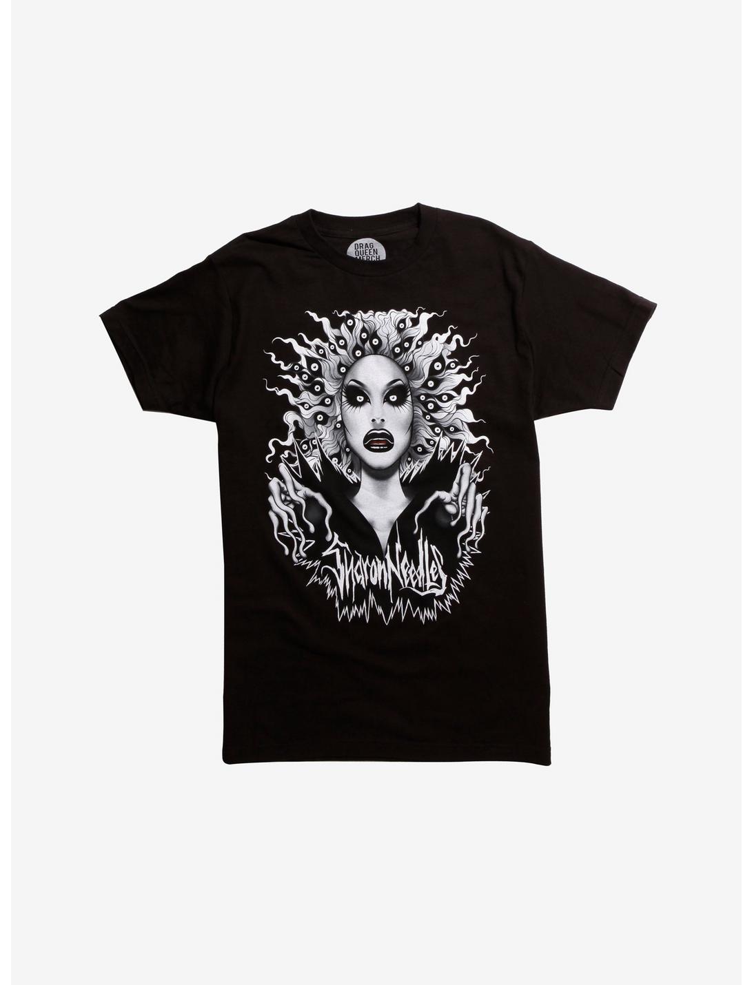 Drag Queen Merch Sharon Needles Metal T-Shirt, BLACK, hi-res