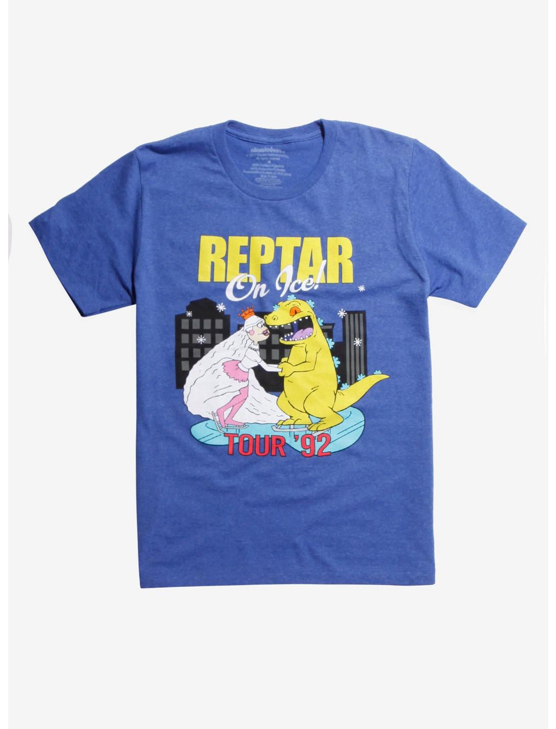 Rugrats Reptar On Ice T-Shirt, BLUE, hi-res