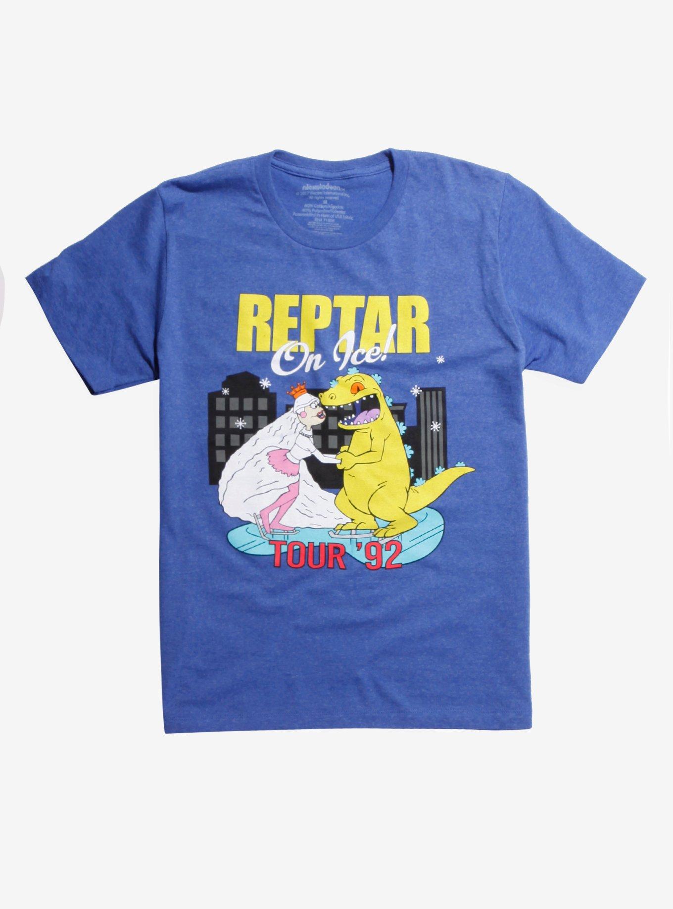 Rugrats Reptar On Ice T-Shirt, BLUE, hi-res