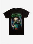 Avenged Sevenfold Flying Space Death Bat T-Shirt, BLACK, hi-res