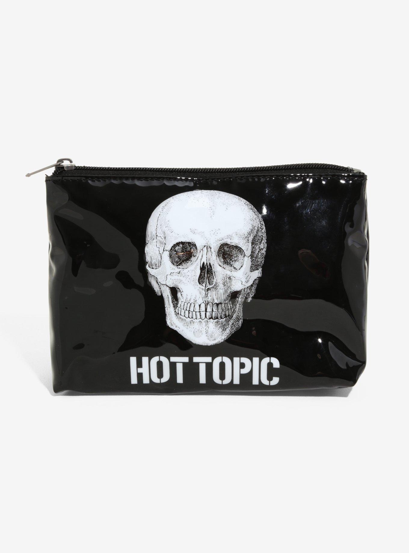 Hot Topic Skull Makeup Bag, , hi-res