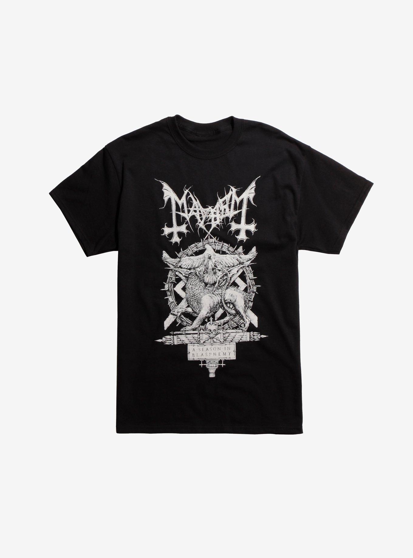 Mayhem A Season In Blasphemy T-Shirt, BLACK, hi-res