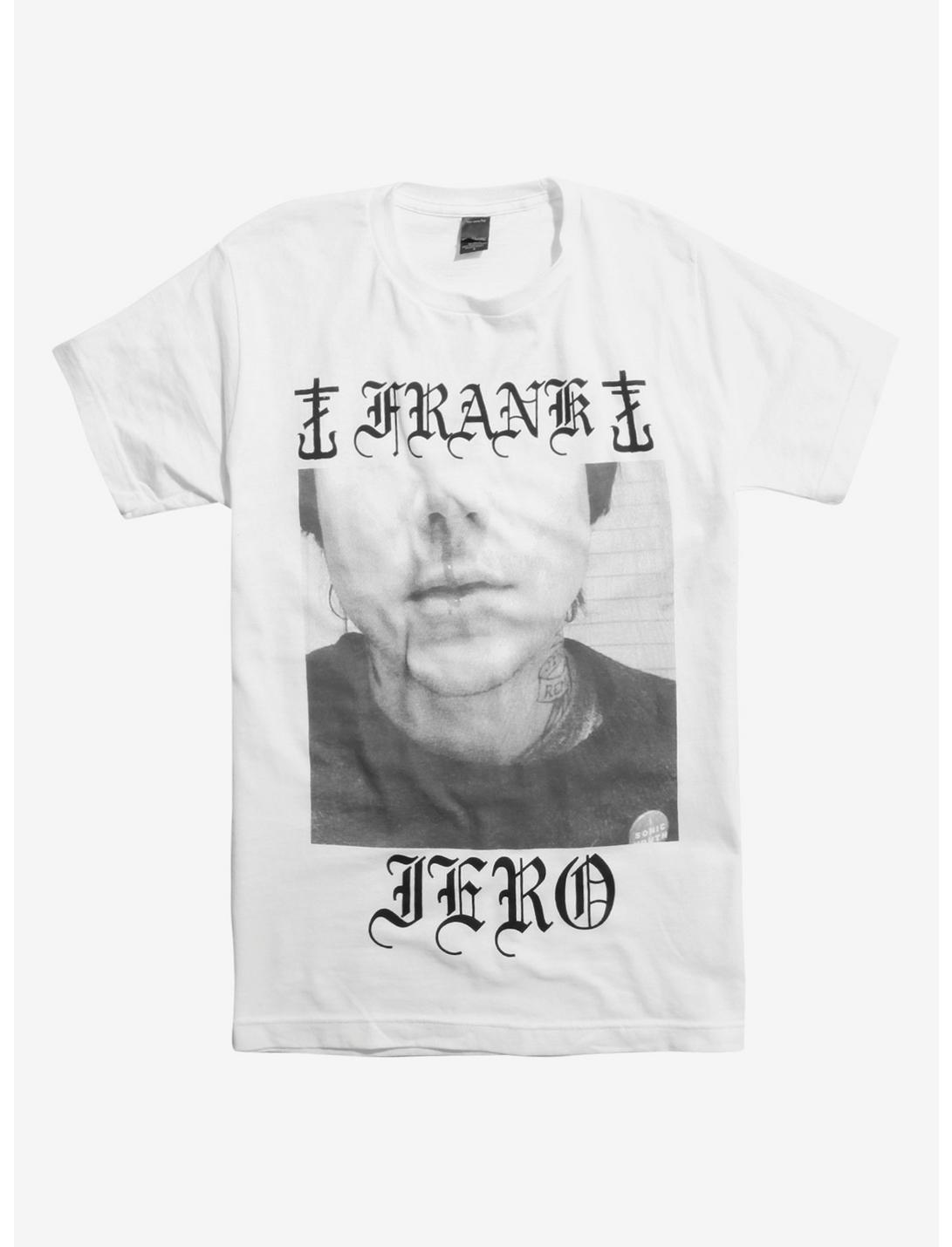 Frank Iero And The Patience Bloody Nose T-Shirt, PINK STRIPE, hi-res
