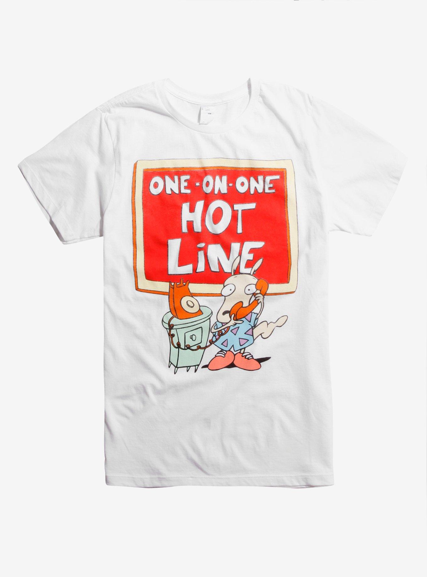 Rocko's Modern Life One-On-One Hotline T-Shirt, BLACK, hi-res
