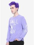 Fall Out Boy Lavender Long-Sleeve T-Shirt, PURPLE, hi-res