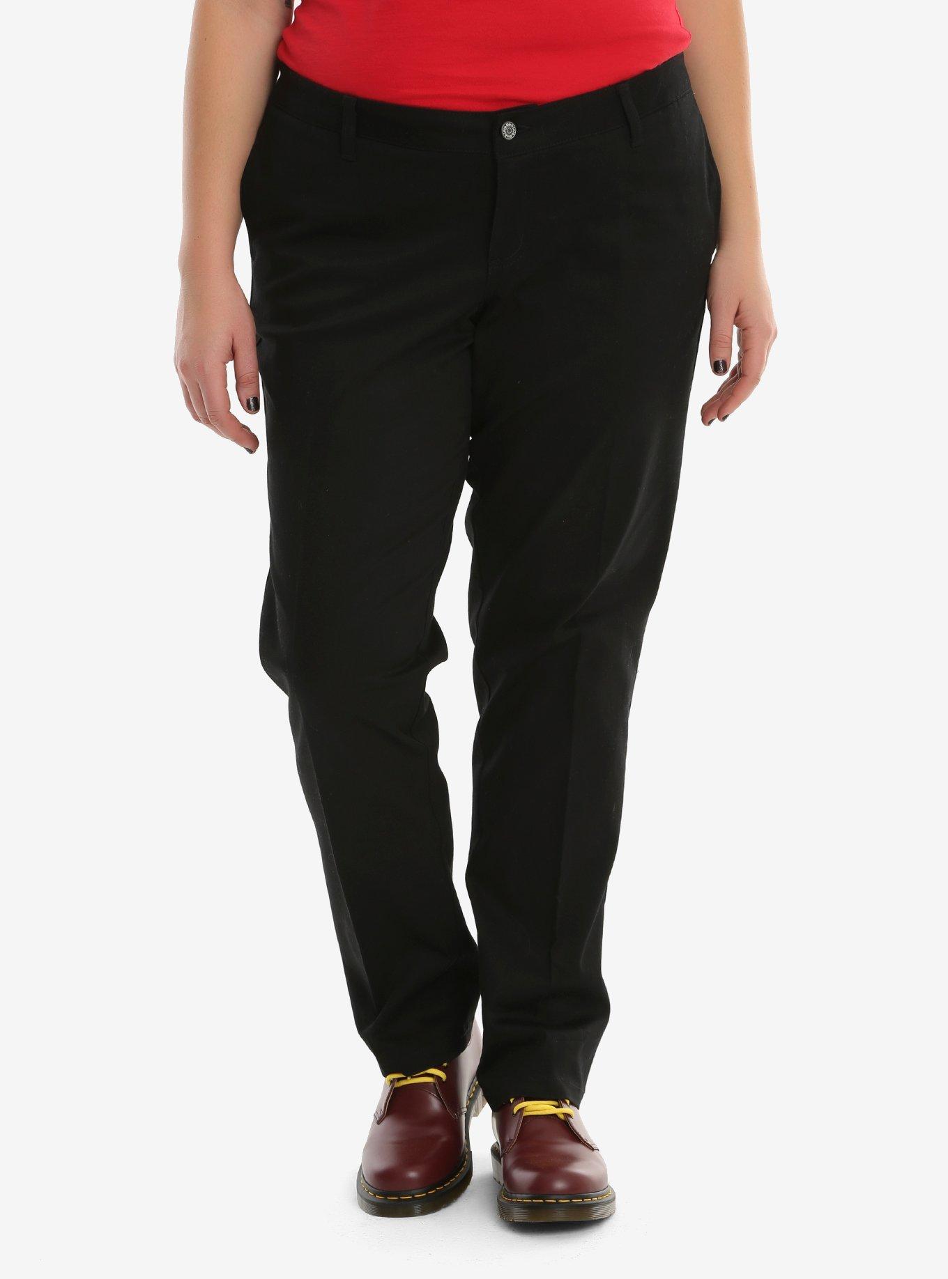 Dickies Black Work Pants Plus Size, BLACK, hi-res