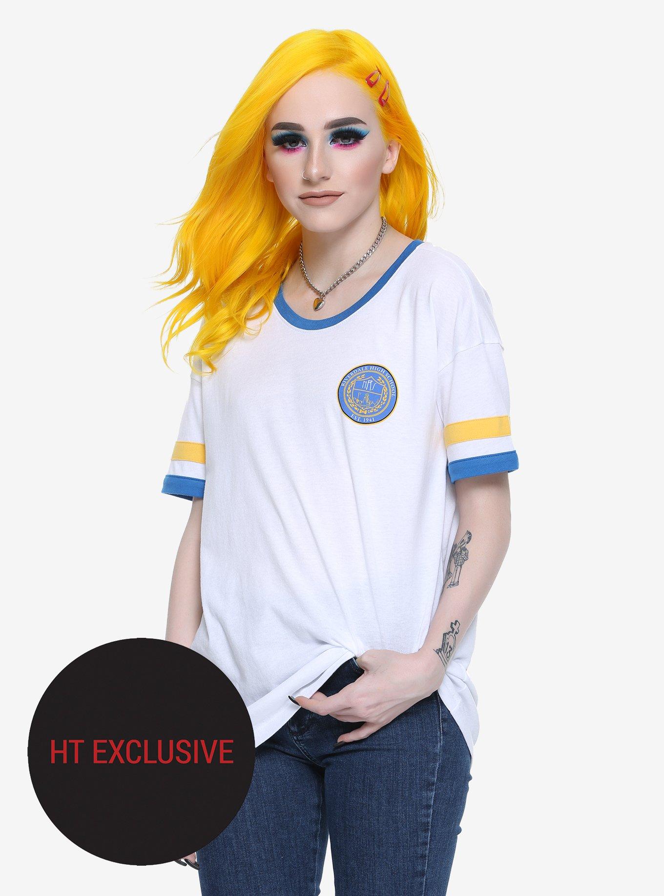 Riverdale High School Girls Ringer T-Shirt Hot Topic Exclusive, MULTI COLOR, hi-res