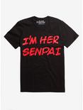 I'm Her Senpai T-Shirt, BLACK, hi-res