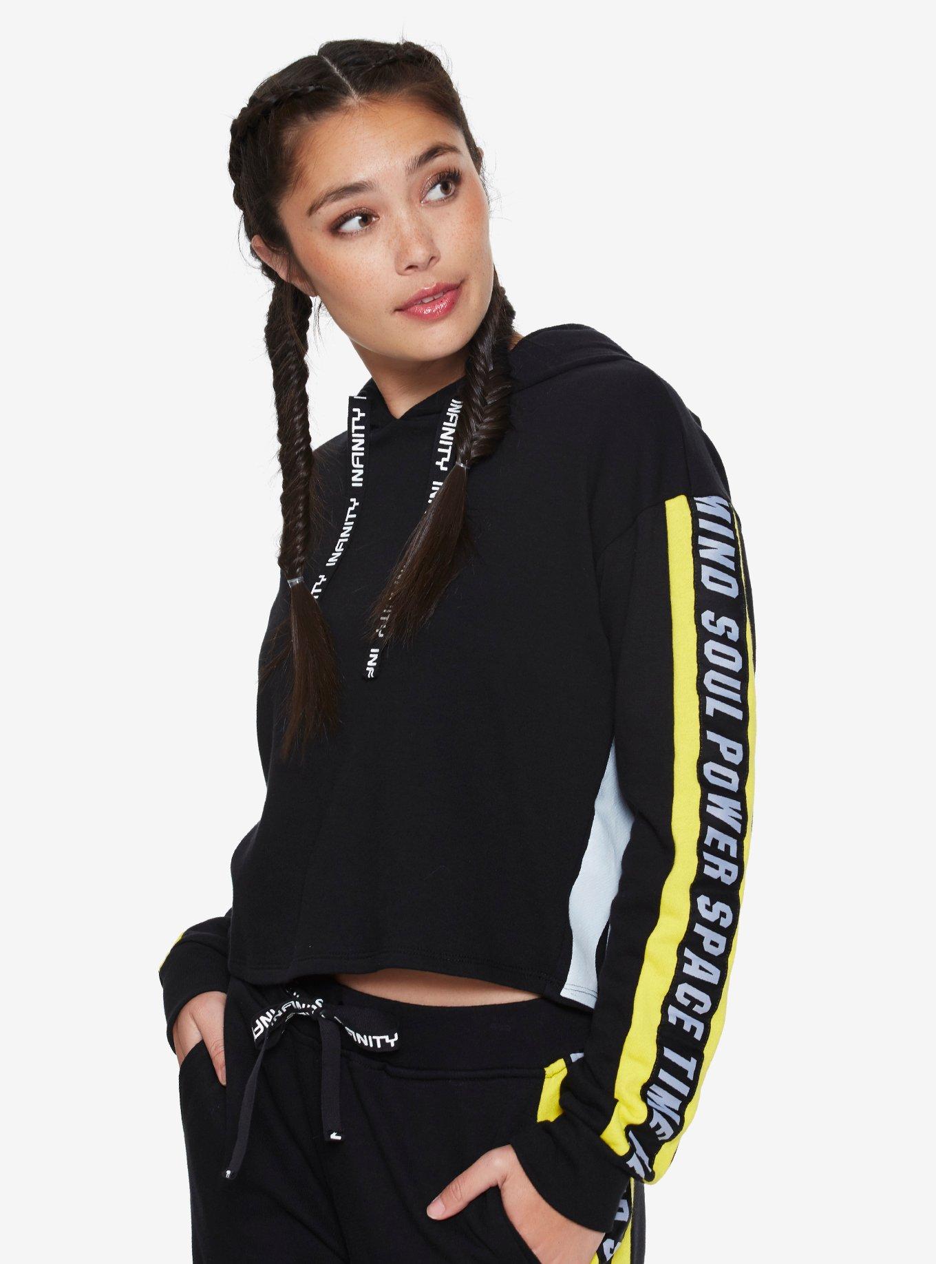 Marvel Avengers: Infinity War Mind Stone Crop Hoodie, MULTI, hi-res