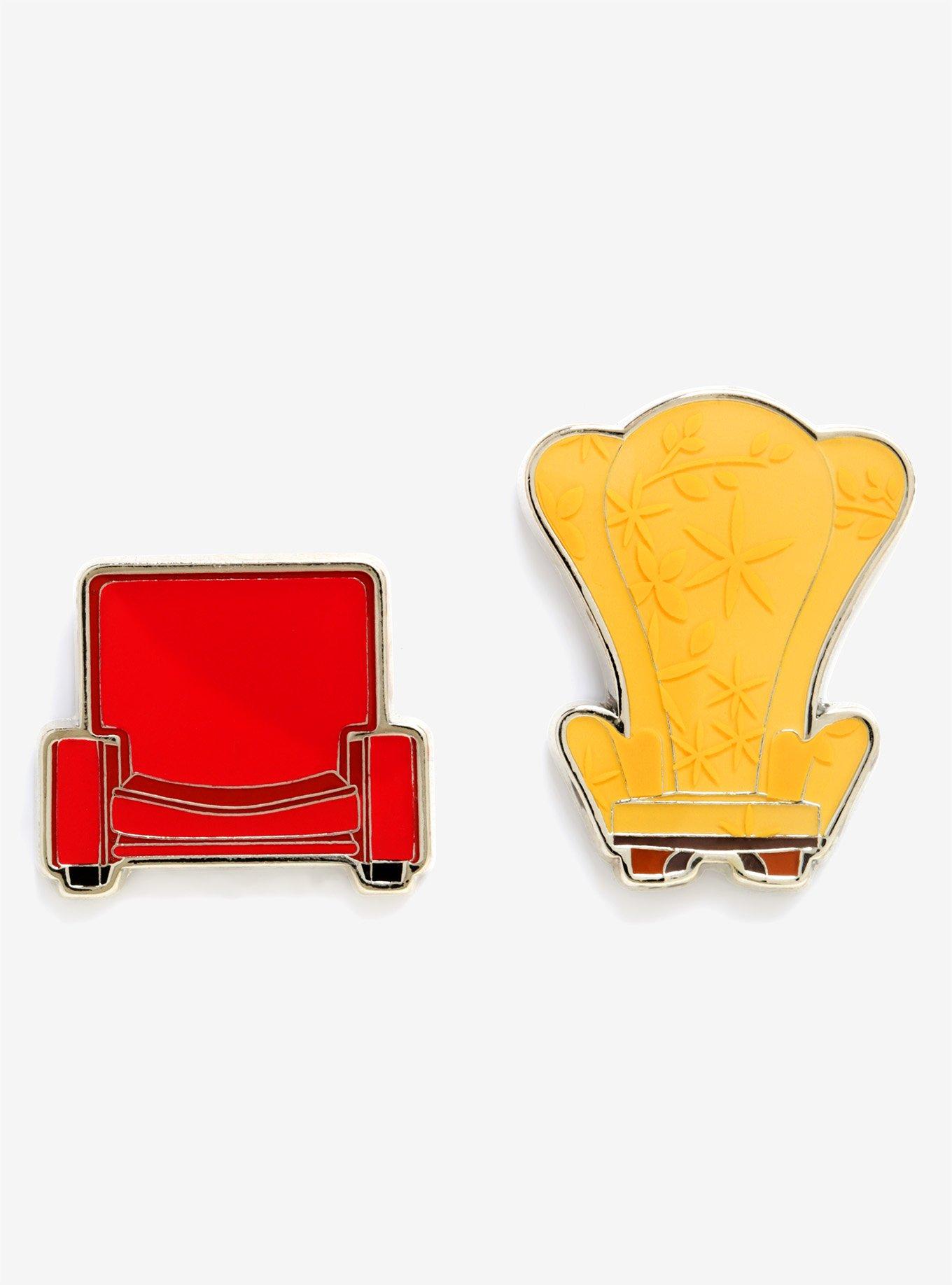 Disney Pixar Up Carl & Ellie Chair Enamel Pin Set, , hi-res