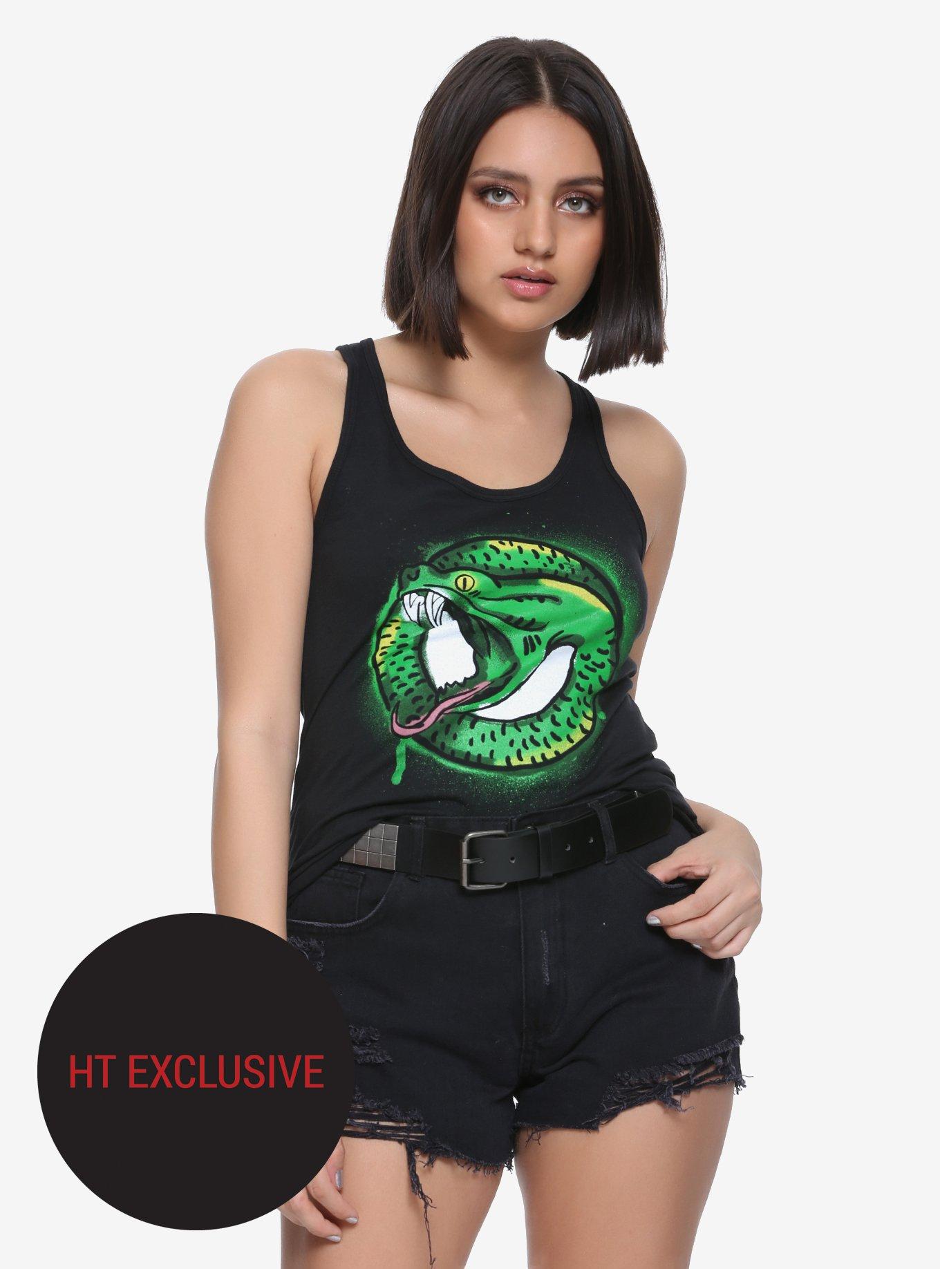 Riverdale Spray Paint Southside Serpents Girls Tank Top Hot Topic Exclusive, BLACK, hi-res