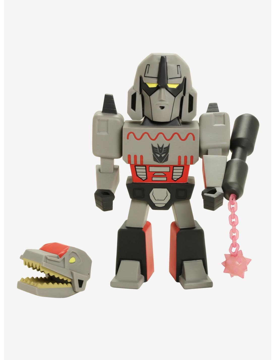 Kidrobot X Transformers Vs GI Joe Megatron Gray Art Figure, , hi-res