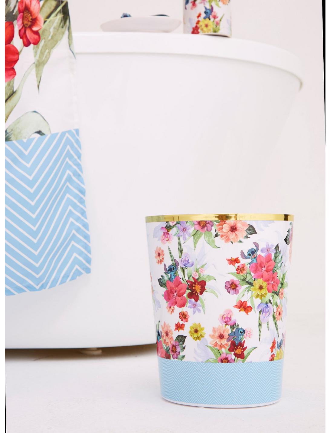 Disney Lilo & Stitch Floral Waste Basket, , hi-res