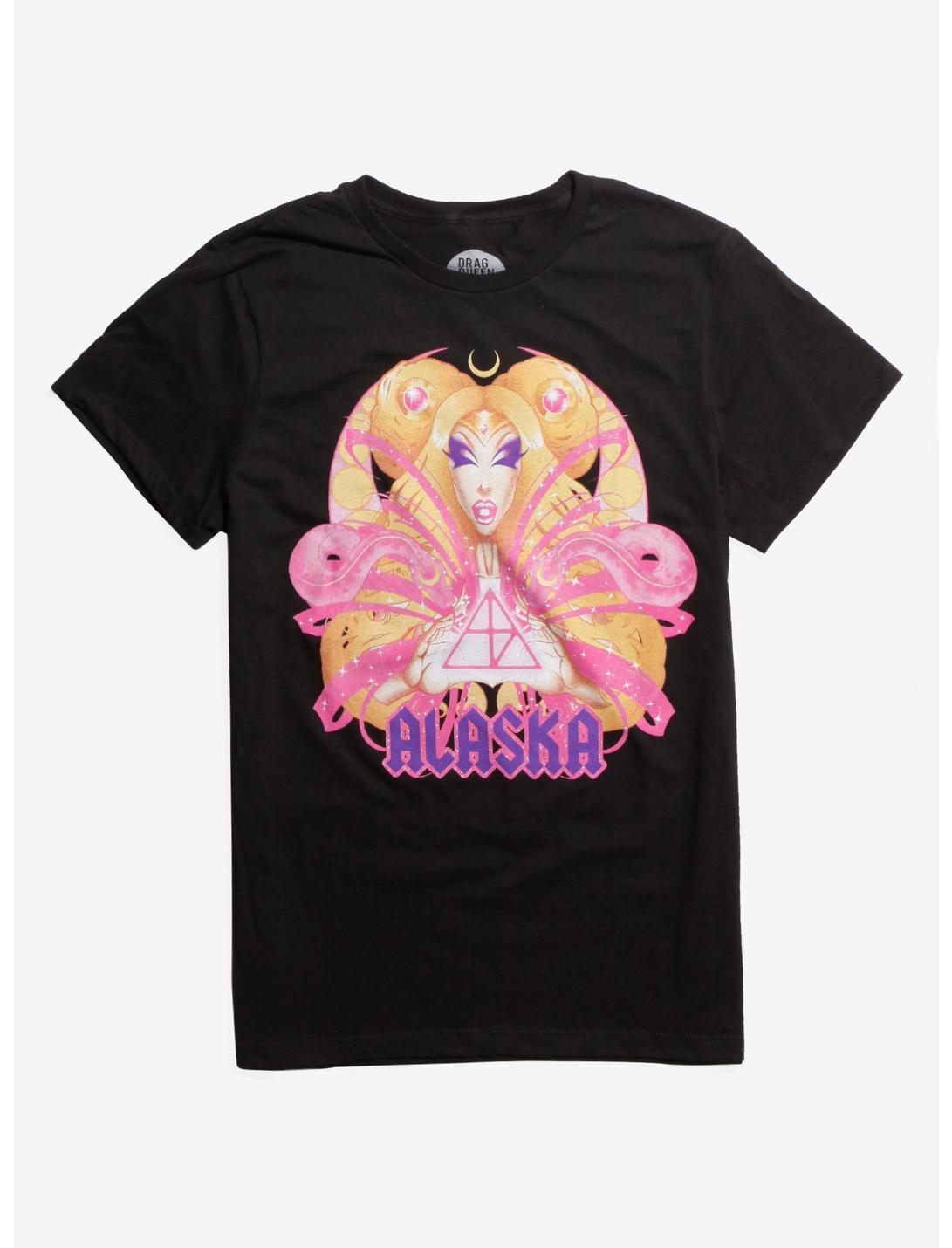 Drag Queen Merch Alaska Anime Character T-Shirt, BLACK, hi-res