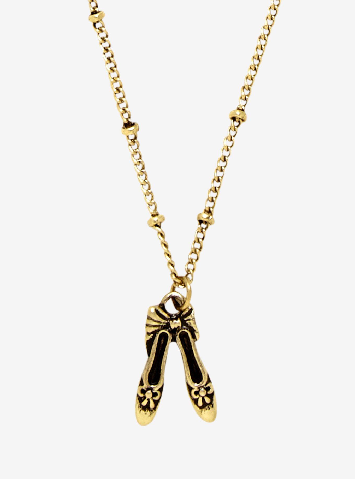 Stranger Things Nancy's Ballet Slipper Necklace, , hi-res