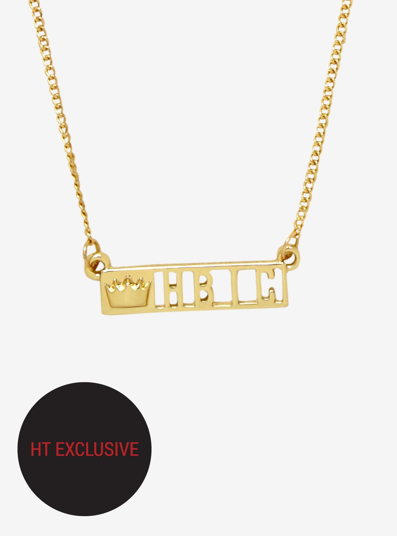 Riverdale HBIC Bar Necklace Hot Topic Exclusive, , hi-res