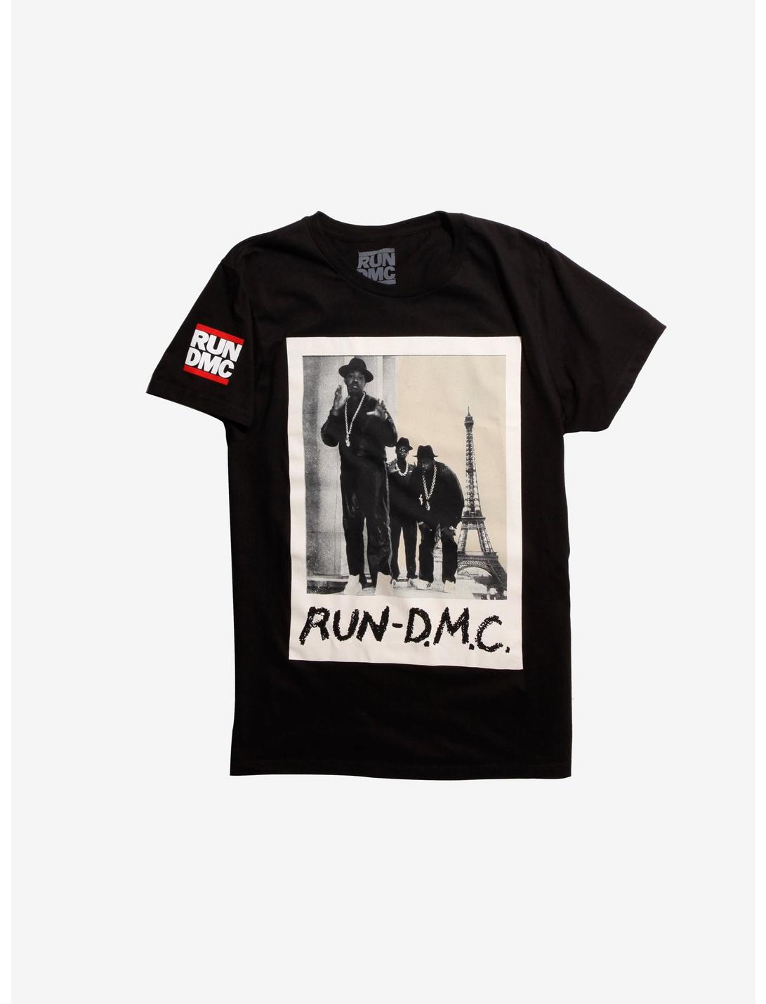 Run-DMC Paris Photo T-Shirt, BLACK, hi-res