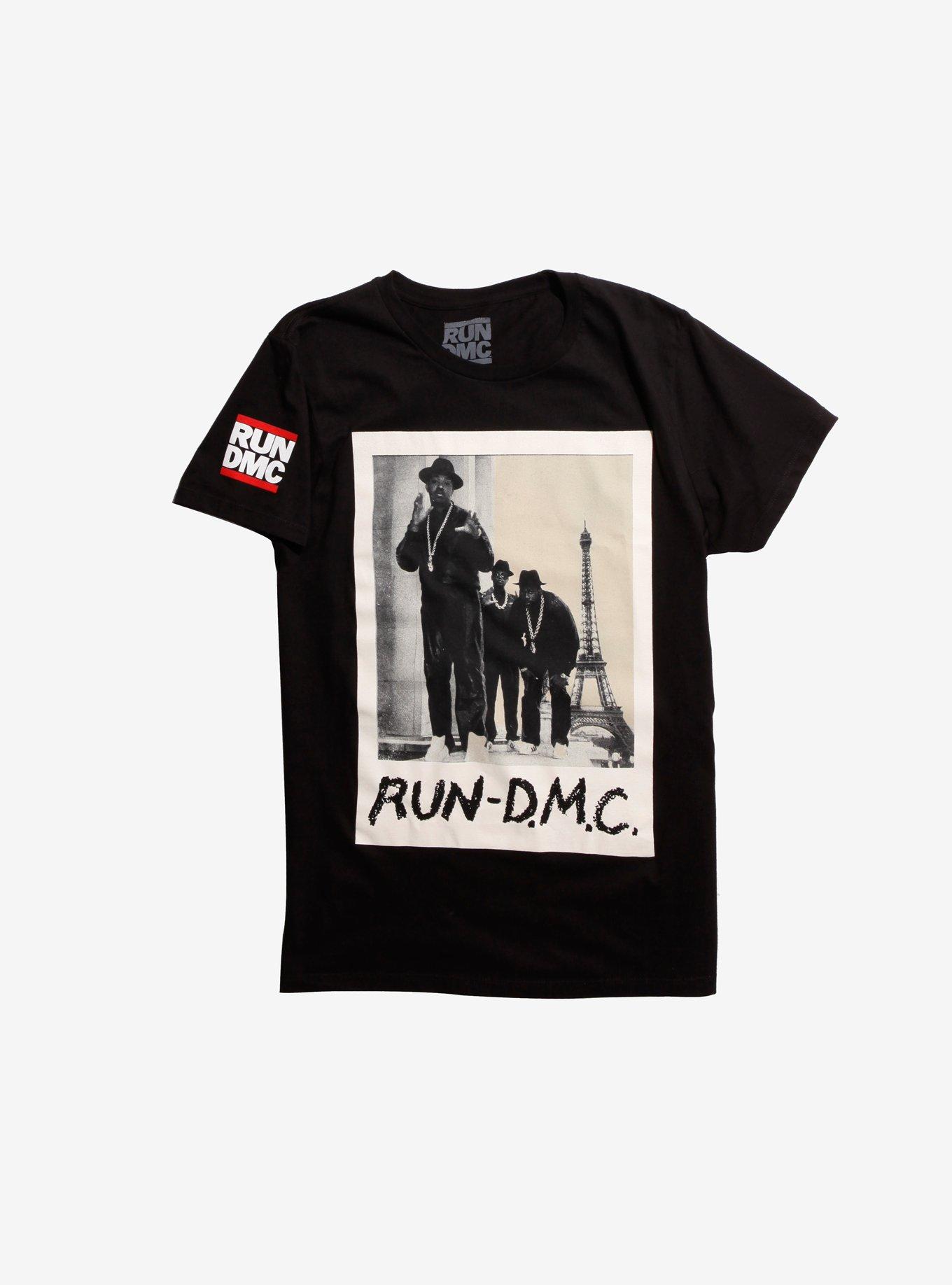 Run-DMC Paris Photo T-Shirt, BLACK, hi-res