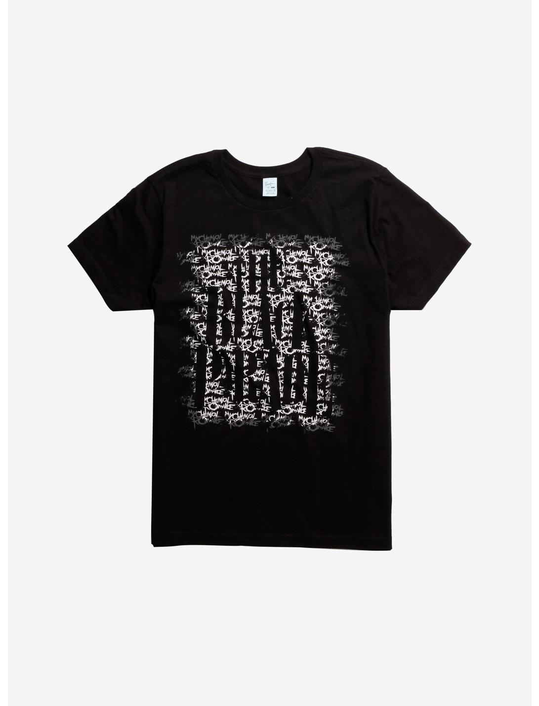 My Chemical Romance The Black Parade Repeat Logo T-Shirt, BLACK, hi-res