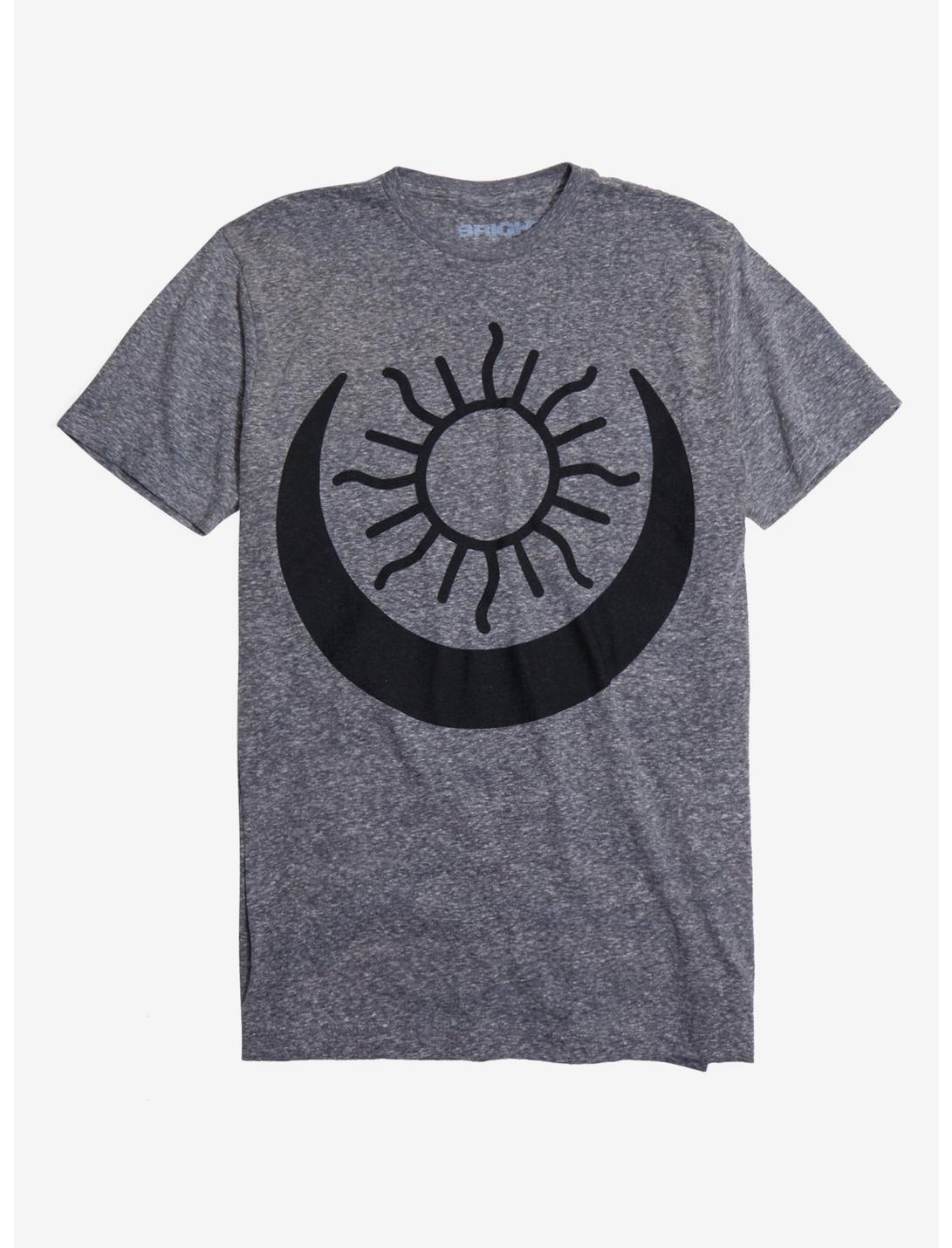 Bright Shield Of Light Symbol T-Shirt, GREY, hi-res