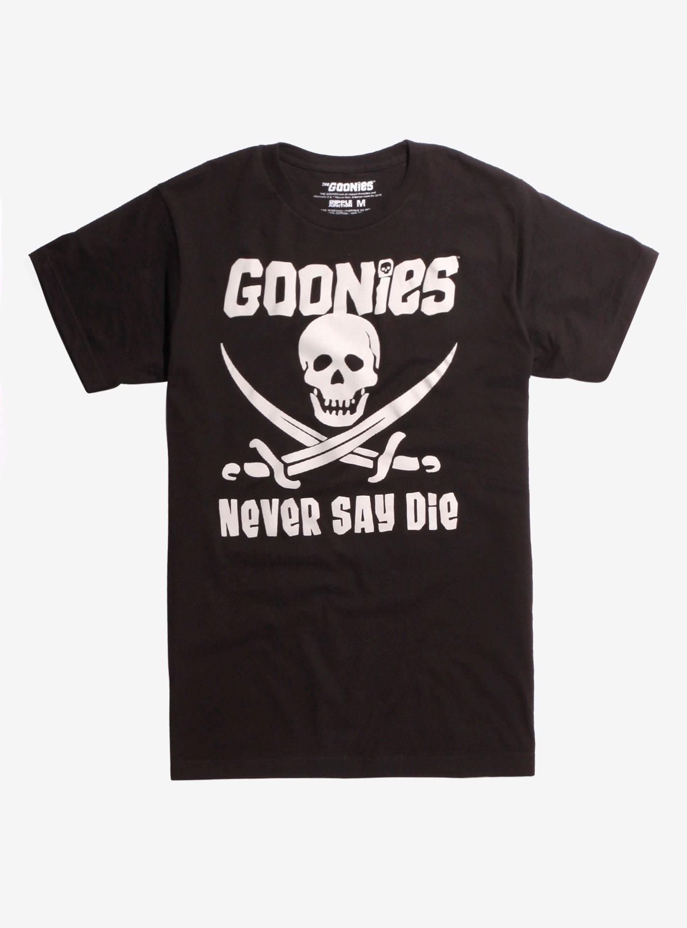 The Goonies Never Say Die T-Shirt, BLACK, hi-res
