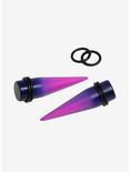 Acrylic Purple Pink Ombre Glitter Taper 2 Pack, MULTI, hi-res