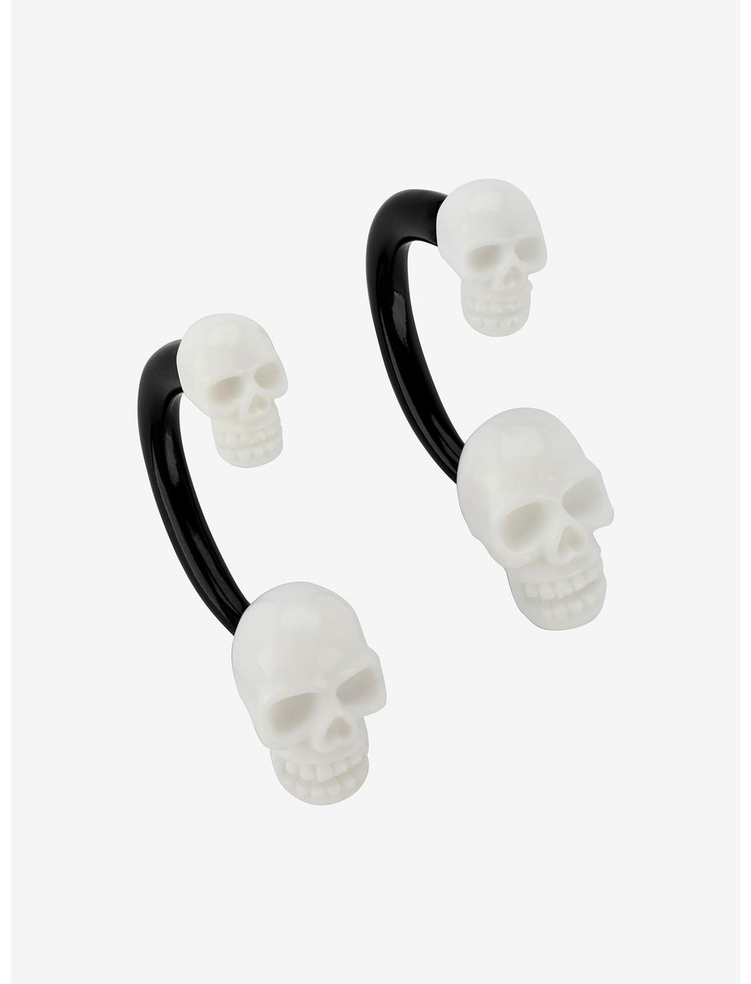 Skulls Tunnel Earring Set, , hi-res