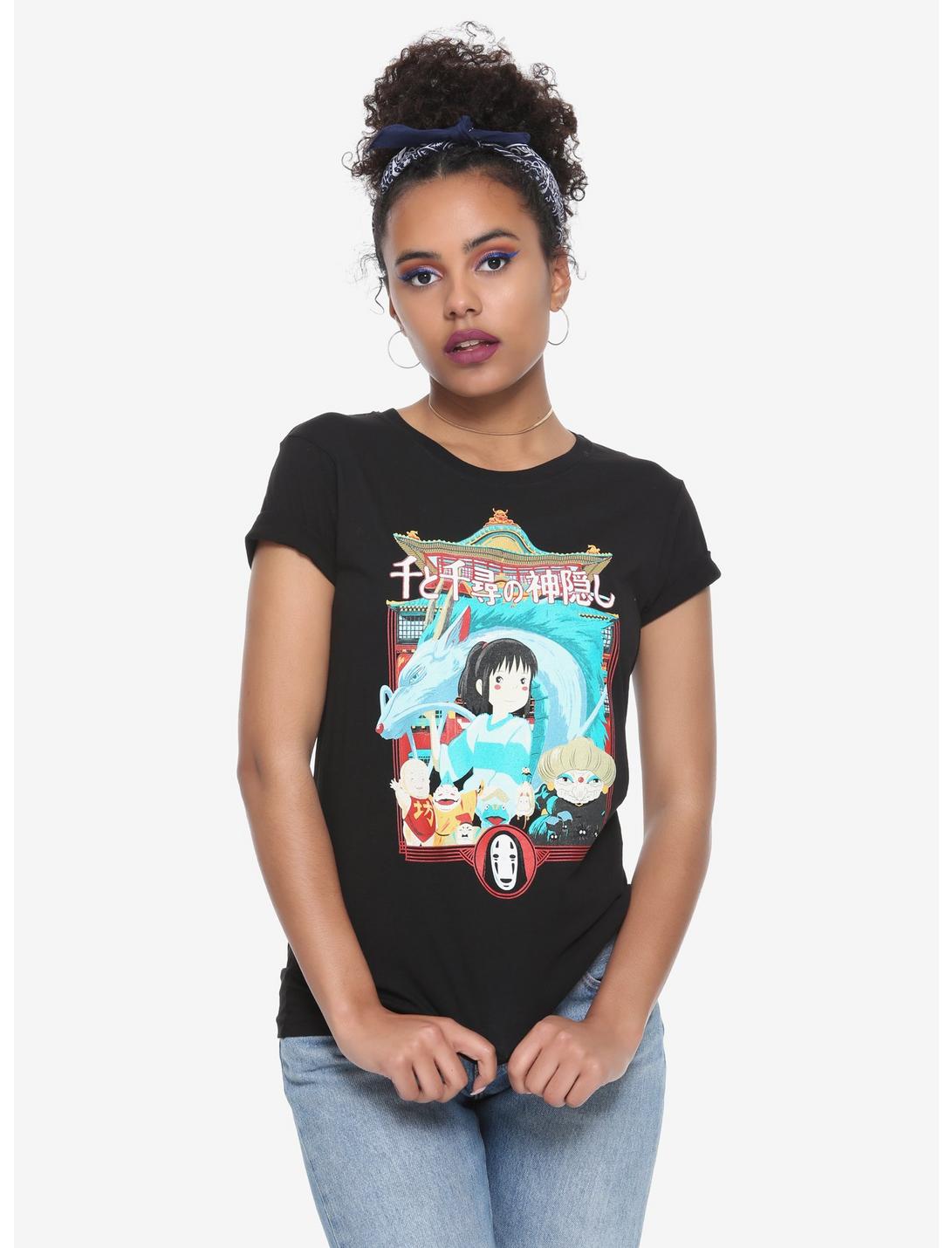 Her Universe Studio Ghibli Spirited Away Poster Girls T-Shirt, BLACK, hi-res