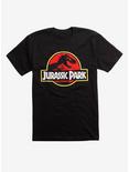 Jurassic Park Distressed Logo T-Shirt, BLACK, hi-res