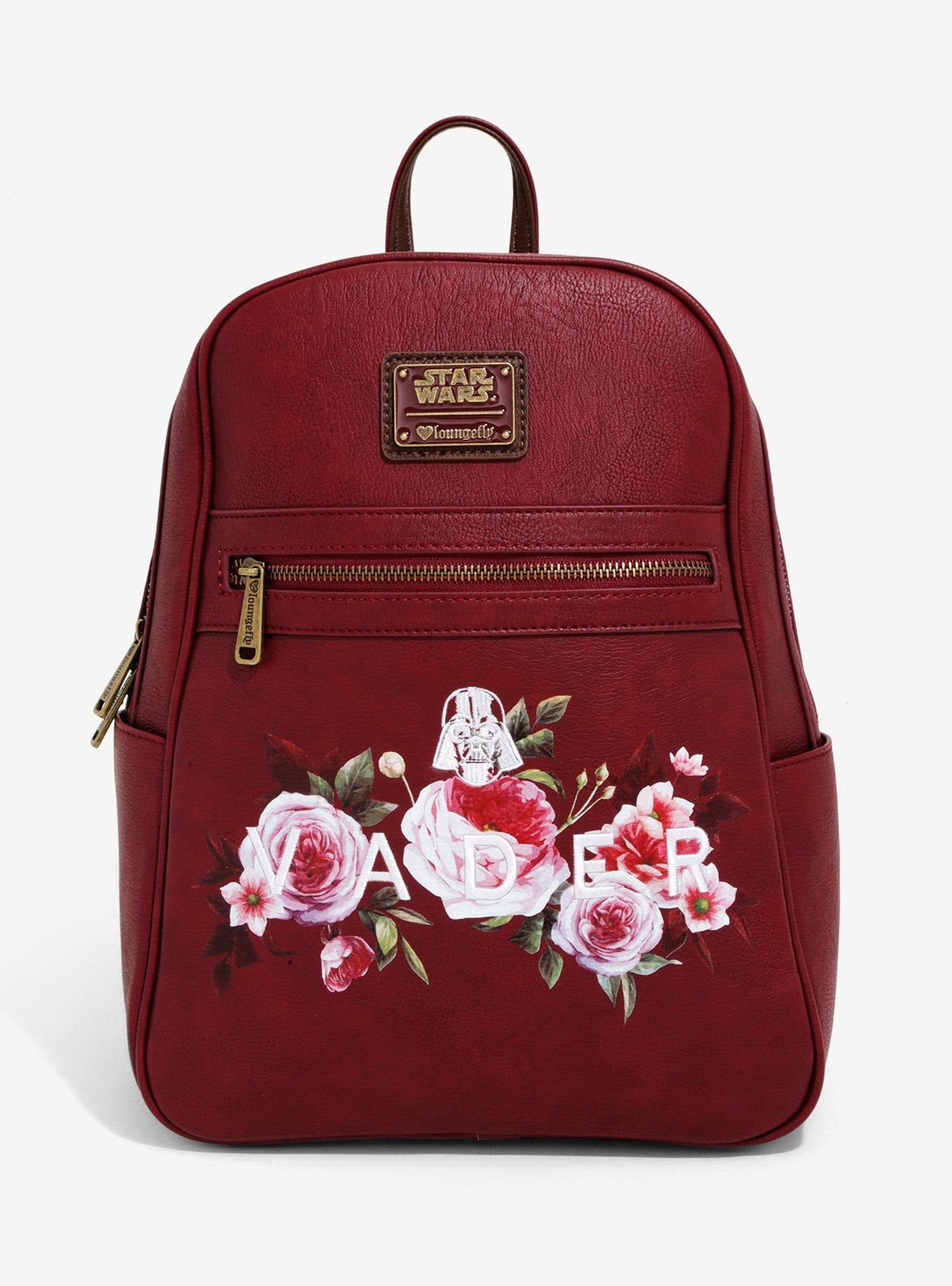 Loungefly Star Wars Darth Vader Floral Mini Backpack BoxLunch Exclusive BoxLunch